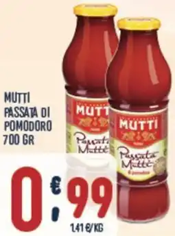 Gruppo Pascar Mutti passata di pomodoro offerta