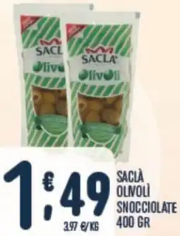 Gruppo Pascar Sacla olivoli snocciolate offerta