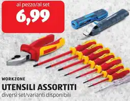 ALDI Workzone utensili offerta