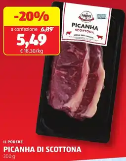 ALDI Il podere picanha di scottona offerta