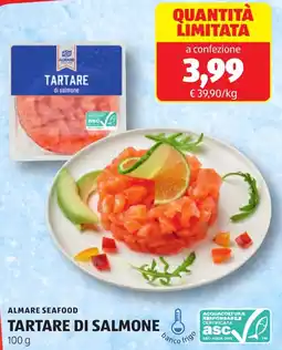 ALDI Almare seafood tartare di salmone offerta