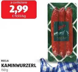 ALDI Recla kaminwurzerl offerta