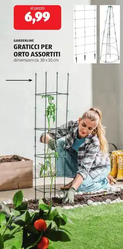 ALDI Gardenline graticci per orto offerta