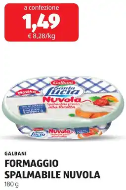 ALDI Galbani formaggio spalmabile nuvola offerta
