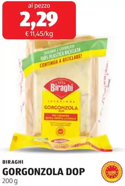 ALDI Biraghi gorgonzola dop offerta