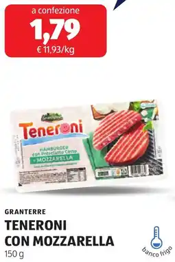 ALDI Granterre teneroni con mozzarella offerta