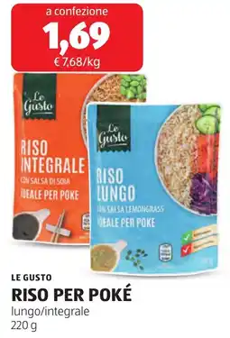 ALDI Le gusto riso per poké offerta