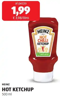 ALDI Heinz hot ketchup offerta