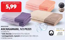 ALDI Novitesse asciugamani offerta