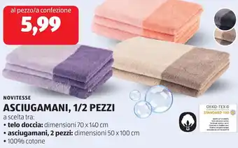 ALDI Novitesse asciugamani offerta