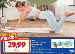 ALDI Crane tavola fitness per pilates offerta