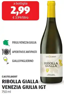 ALDI Castelbert ribolla gialla venezia giulia igt offerta
