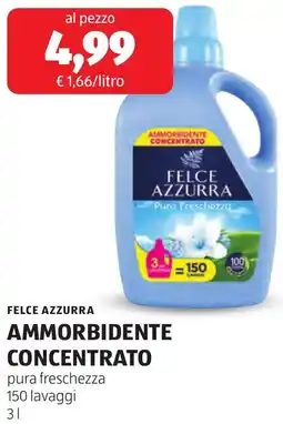 ALDI Felce azzurra ammorbidente concentrato offerta