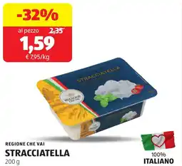 ALDI Regione che vai stracciatella offerta