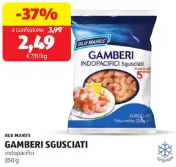 ALDI Blu mares gamberi sgusciati indopacifici offerta