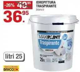 Brico OK Maxipaint idropittura traspirante bianco offerta