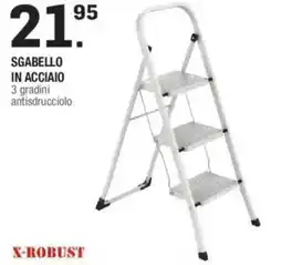 Brico OK Sgabello in acciaio 3 gradini antisdrucciolo offerta