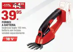 Brico OK Einhell forbici a batteria offerta