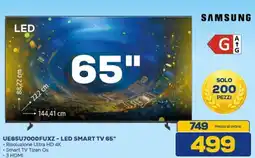 Euronics SAMSUNG ue65u7000fuxz-led smart tv 65" offerta
