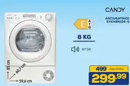 Euronics CANDY Asciugatrice eyeh8n1de-s offerta