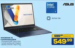 Euronics ASUS Vivobook 15 f1504vabq126w asus offerta