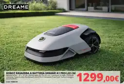 Brico Io Robot rasaerba a batteria dreame A1 PRO L22 CM offerta