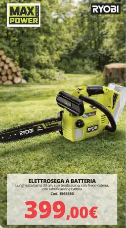 Brico Io Ryobi elettrosega a batteria offerta