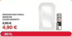 Max Factory Specchio wavy small 46x26 cm offerta