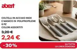 Max Factory Abert coltelli in acciaio inox e manico in polipropilene offerta
