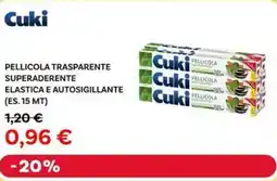 Max Factory Cuki pellicola trasparente superaderente elastica e autosigillante offerta