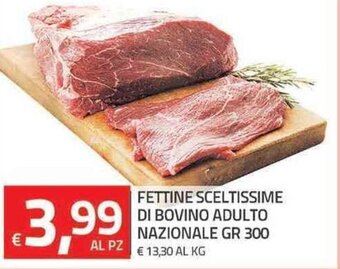 TuoDi Fettine Sceltissime Di Bovino Adulto Nazionale Gr 300 offerta