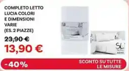 Max Factory Completo letto lucia offerta