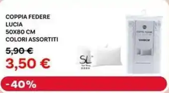 Max Factory Coppia federe lucia 50x80 cm offerta