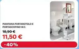 Max Factory Piantana portarotolo e portascopino w.c. offerta