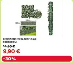 Max Factory Recinzione edera artificiale 300x100 cm offerta