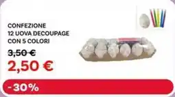 Max Factory Confezione 12 uova decoupage con 5 colori offerta