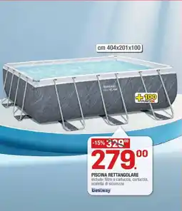 Brico OK Bestway piscina rettangolare offerta