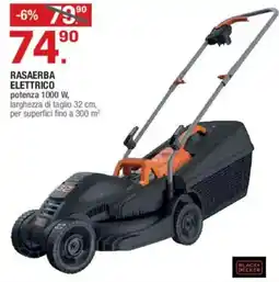Brico OK BLACK + DECKER Rasaerba elettrico offerta