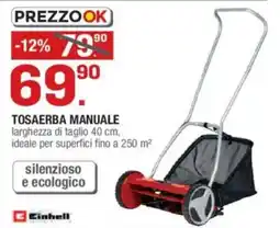 Brico OK Einhell tosaerba manuale offerta