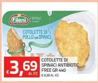 TuoDi Cotolette Di Spinaci Antibiotic Free Gr 440 offerta
