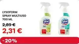 Max Factory Lysoform spray multiuso offerta
