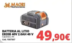 Brico Io MAORI Batteria al litio EB20B 40V 2.0AH 40 V offerta