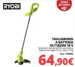 Brico Io RYOBI Tagliabordi a batteria OLT1825M 18 V offerta