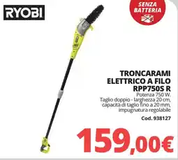 Brico Io RYOBI TRONCARAMI ELETTRICO A FILO RPP750S R offerta