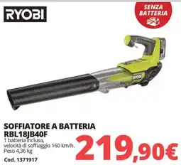 Brico Io RYOBI SENZA BATTERIA RBL18JB40F offerta