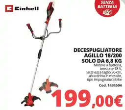 Brico Io Einhell decespugliatore agillo 18/200 solo offerta