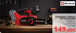 Brico Io Einhell elettrosega - fortexxa 18/20 TH a batteria offerta