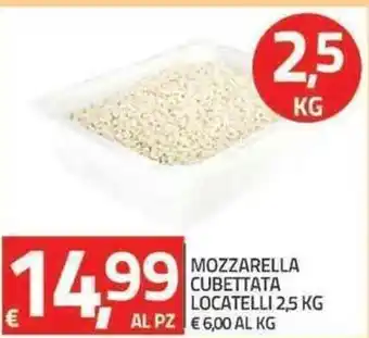 TuoDi Mozzarella Cubettata Locatelli 2,5 kg offerta