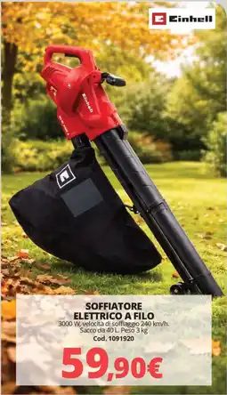 Brico Io Einhell soffiatore elettrico a filo offerta