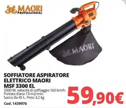 Brico Io Soffiatore aspiratore elettrico MAORI MSF 3300 EL offerta